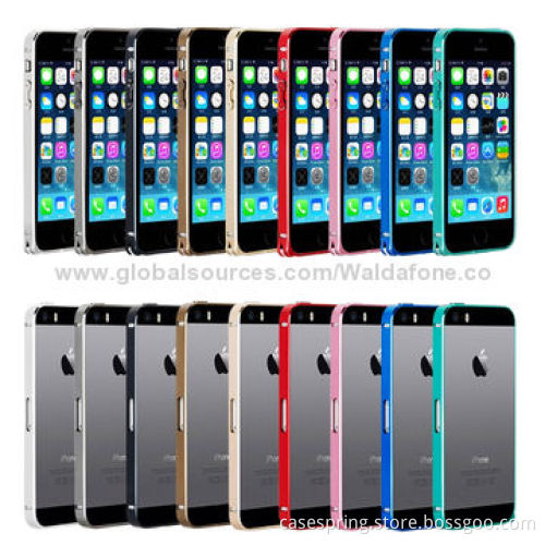 Ultra-thin Aluminum Alloy Bumper Cases for iPhone, Metal Bumper, Compact Design